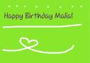 Malia birthday