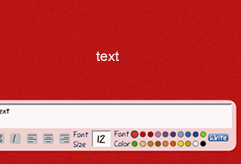 typing text tool